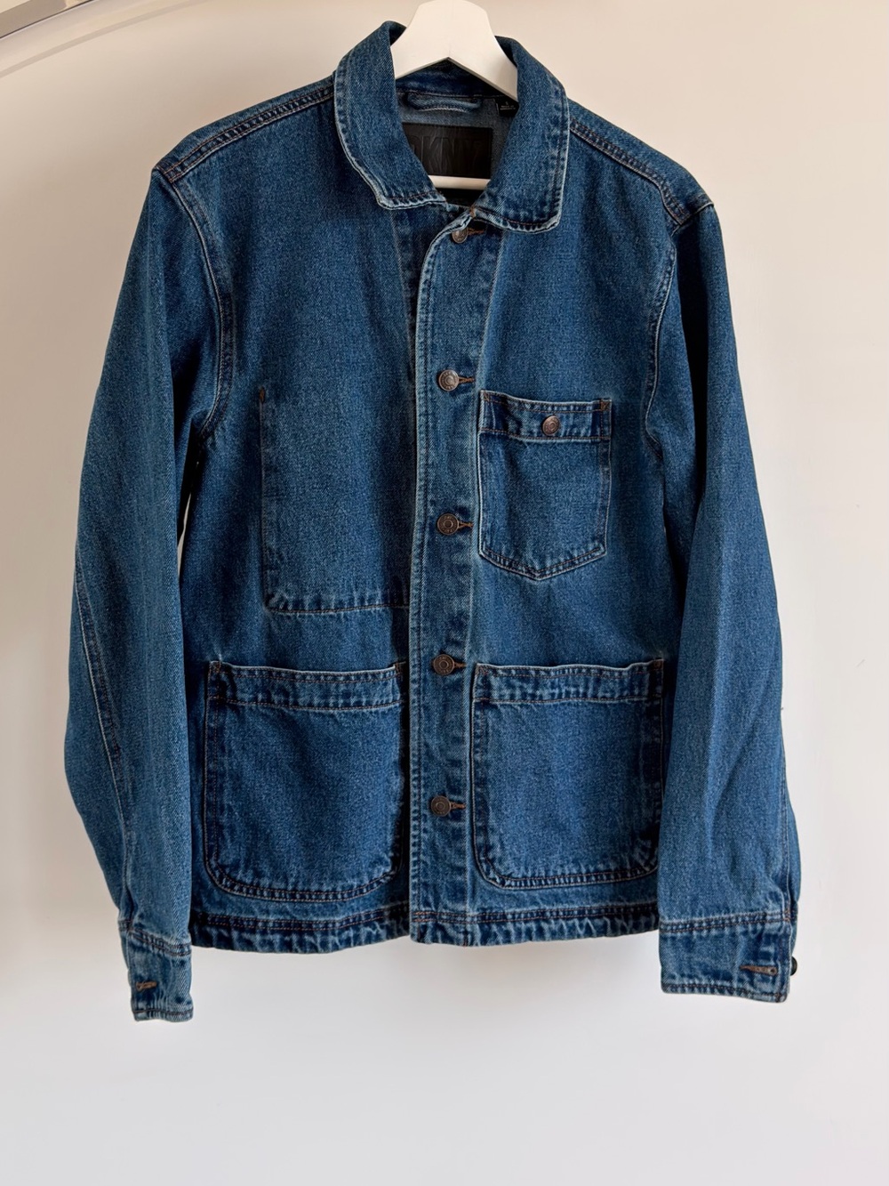 DKNY Blue Denim Work Jacket